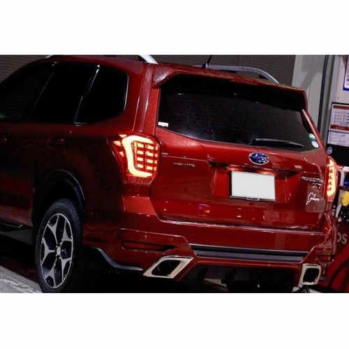 Задні світлодіодні LED ліхтарі для Subaru Forester 2013+ червоні