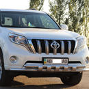 Захист переднього бампера для Toyota Land Cruiser 150 Prado