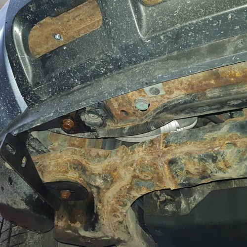 Кенгурятник з написом і грилем D51 для Hyundai Santa Fe 2010-2012 (WT004)