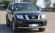 Захист переднього бампера d60 для Nissan Pathfinder 2005-2015