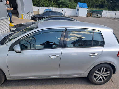 Вітровики VW Golf 6 хетч 2009-2013 , з хром окантовкою 4шт.