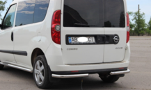 Захист заднього бампера "кути" D60 для Opel Combo 2011+