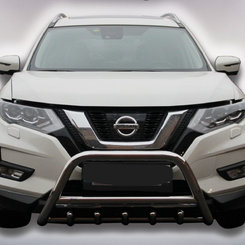 Кенгурятник з перемичкою і грилем D60 для Nissan X-trail 2017+