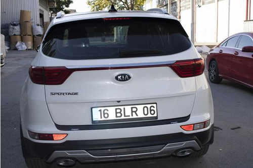 Накладка на задній бампер для Kia Sportage 2016-2018