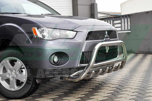 Кенгурятник з зубъями Can otomotiv для Mitsubishi Outlander XL 2010-2012