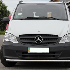 Захист переднього бампера для Mercedes Vito 2010-2014 (ST-Line, ST008)