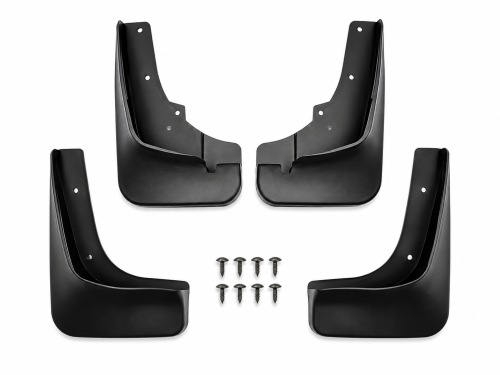 Бризковики Mitsubishi Outlander XL 2007-2012 вузький поріг, (4шт)