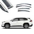 Вітровики Toyota Rav 4 2019+  , з хром окантовкою 4шт.