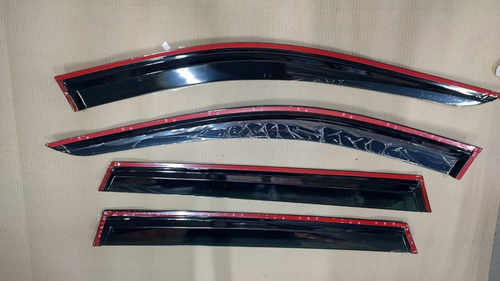 Вітровики Toyota Rav 4 2019+  , з хром окантовкою 4шт.