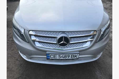 Хром накладки на передню решітку нерж для Mercedes Vito 447 Carmos (Туреччина)