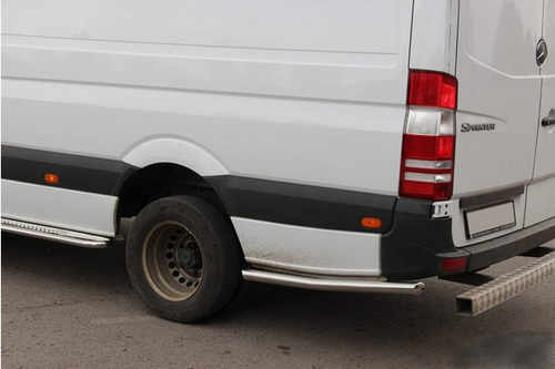 Бокові труби за заднім колесом для Mercedes-Benz Sprinter 2018- (Коротка база)