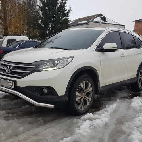 Захист переднього бампера хвиля для Honda CRV 2012-2016 (ST-Line, ST007)