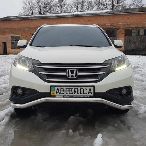 Захист переднього бампера хвиля для Honda CRV 2012-2016 (ST-Line, ST007)