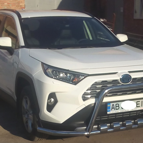 Кенгурятник з захистом переднього бампера для Toyota Rav 4 2019+ Діаметр 60мм