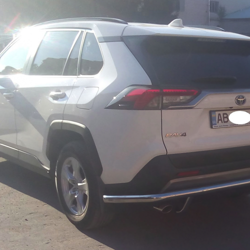 Захист заднього бампера для Toyota Rav 4 2019+ Діаметр 60мм
