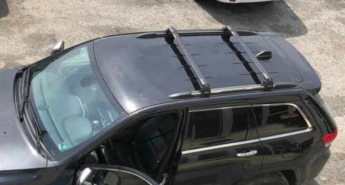 Багажник на кришу Turtle Air 2 для Jeep Grand Cherokee 2011+, чорний (2шт)