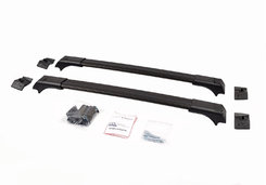 Багажник на рейлинги на ножках Erkul Flybar для Toyota Lc Prado 120 2004-2009, черный, 2шт.