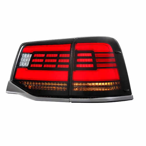 Задні LED ліхтарі для Toyota Land Cruiser 200 2016 Темні