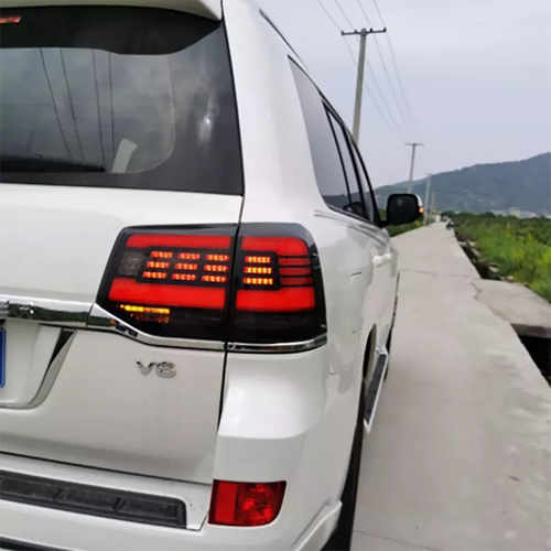 Задні LED ліхтарі для Toyota Land Cruiser 200 2016 Темні