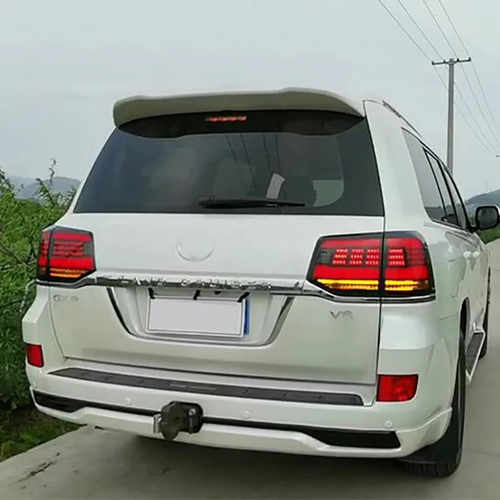 Задні LED ліхтарі для Toyota Land Cruiser 200 2016 Темні