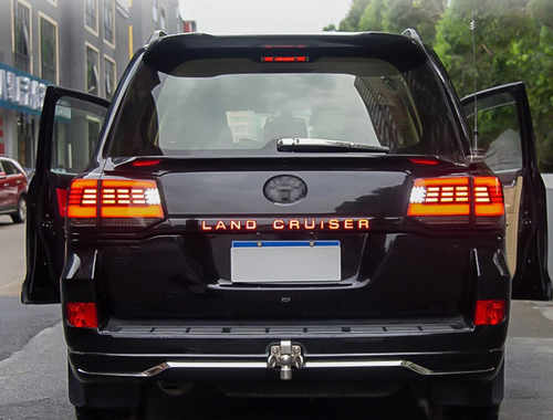 Задні LED ліхтарі для Toyota Land Cruiser 200 2016 Темні