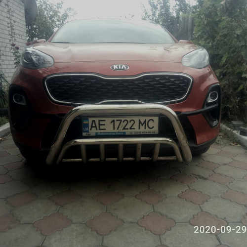 Кенгурятник подвійний для Kia Sportage 2016-2021