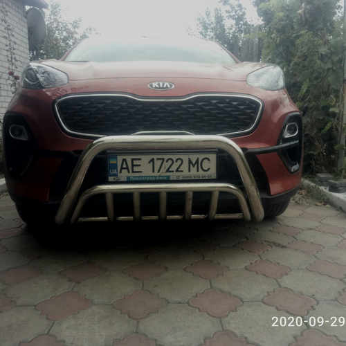 Кенгурятник подвійний для Kia Sportage 2016-2021