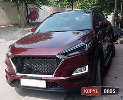 Решітка радіатора (чорна) без лого для Hyundai Tucson TL 2019+