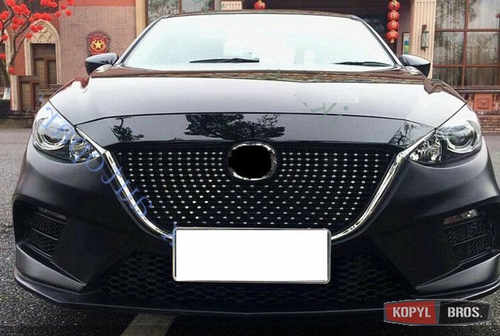 Решітка радіатора Diamond для Mazda 3 Axela 2014+