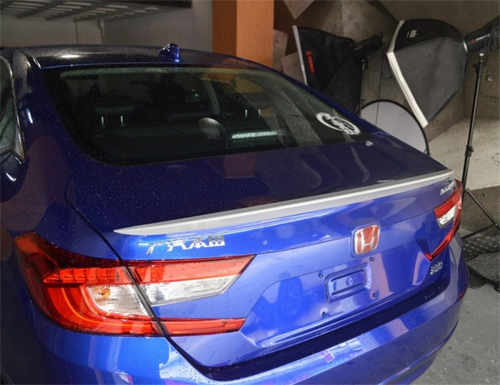 Спойлер лип Honda Accord 10 2017 АБС пластик вузький