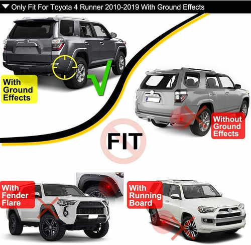 Бризковики до Toyota 4 Runner 2010-2019, к-кт (4шт.)
