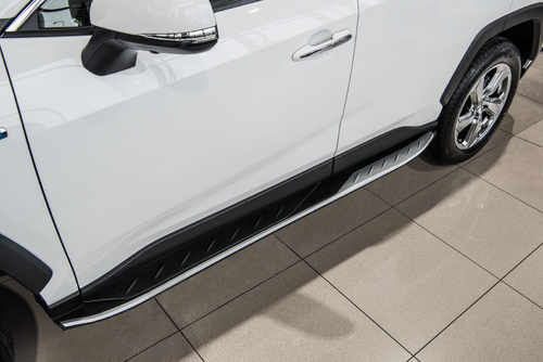 Пороги підніжки оригінальний стиль Toyota RAV4 2019+ тип 2