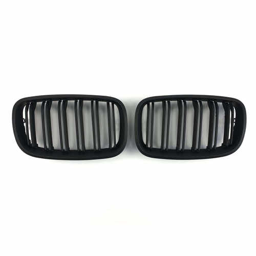 Решітка радіатора ніздрі BMW X5 Series E70 2007-2013 рік Чорний Матовий
