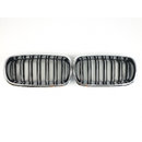 Решітка радіатора ніздрі BMW X5 Series F15 2013-2018рік Чорний Глянець Хром Рамка