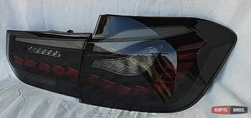 Задняя оптика LED для BMW 3 серии F30 2012-2019 стиль M4 Oled (чорна)