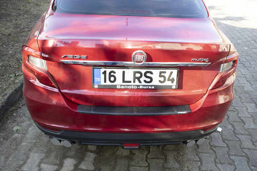 Накладка на задній бампер (ABS) для Fiat Tipo 2016-