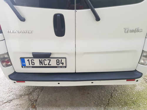 Накладка на задній бампер (ABS) для Opel Vivaro 2001-2015
