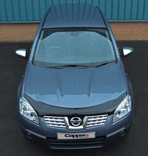 Дефлектор капота (EuroCap) для Nissan Qashqai 2007-2010рр.
