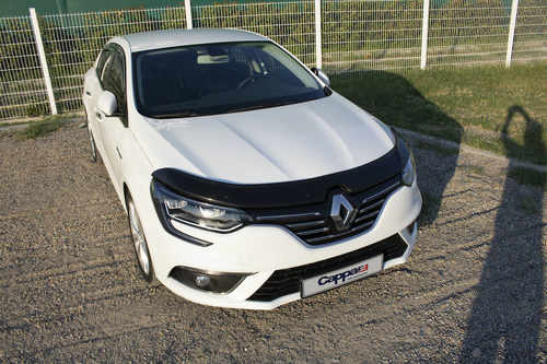 Дефлектор капота (EuroCap) для Renault Megane IV 2016↗ мм.