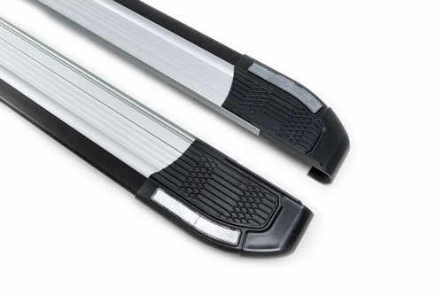  Бокові пороги Rainbow до Renault Sandero 2013+ , (2 шт., алюміній)