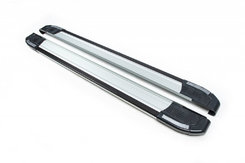  Бокові пороги Rainbow до Mazda CX-7 2006-2012 , (2 шт., алюміній)