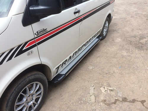  Бокові пороги Rainbow до Renault Sandero 2013+ , (2 шт., алюміній)