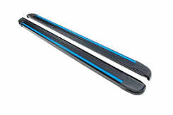  Бокові пороги Maya Blue до Volkswagen Tiguan 2007-2016 , (2 шт., алюміній)