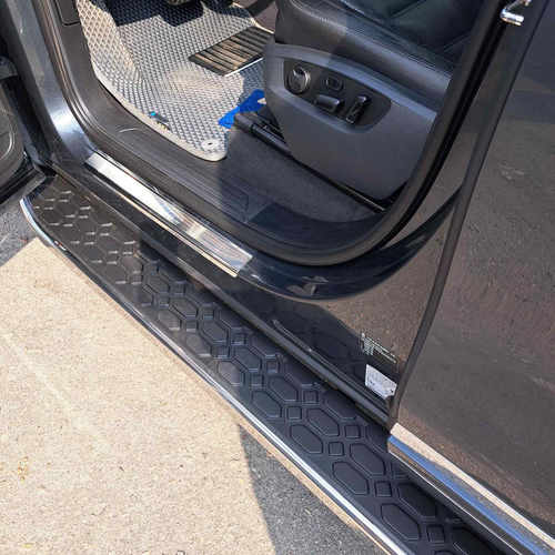  Бокові пороги BlackLine до Volkswagen Touareg 2010-2018 , (2 шт., алюміній)