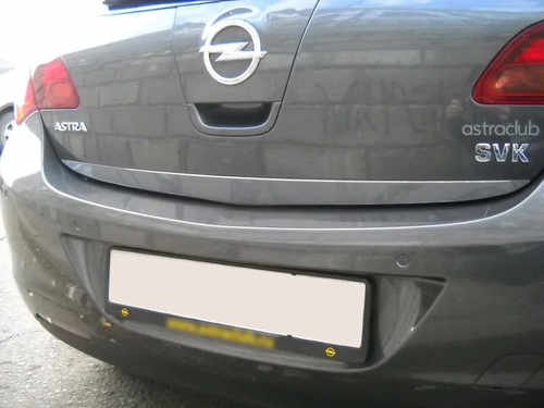 Кромка багажника (нерж) для Opel Astra 2010-2015