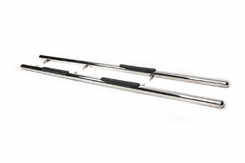 Бічні труби (2 шт., нерж.) Середня база, d70 для Volkswagen LT 1998↗ мм.