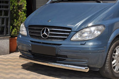 Нижня Губа ST008 (нерж) 2010-2015, 60мм для Mercedes Vito W639 2004-2015.