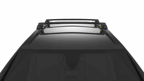 Багажник на кришу Turtle Air 2 для Mitsubishi Pajero Sport 2016+, чорний (2шт)