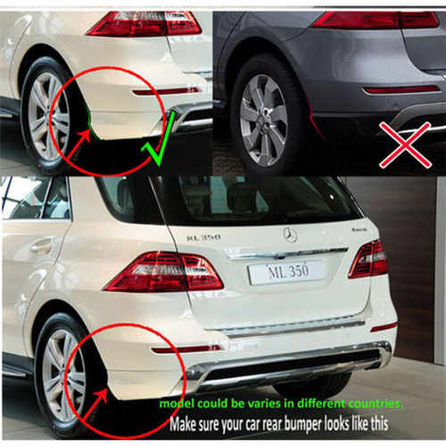 Бризковики для Mercedes ML/GLE 166 AMG 2013-2019 Задні 2шт.