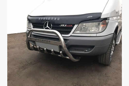 Кенгурятник WT004 (нерж.) для Mercedes Sprinter 1995-2006 років.
